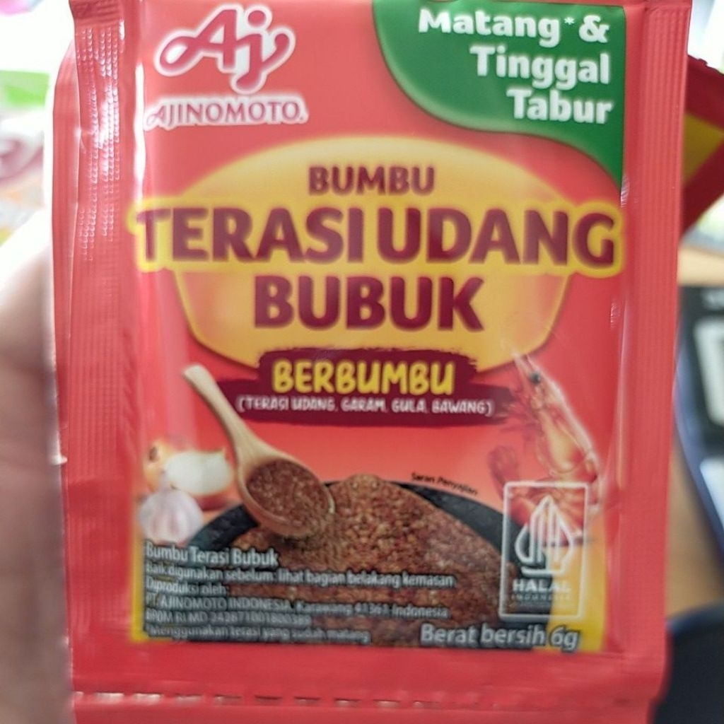

Terasi udang bubuk ajinomoto 5x6gr