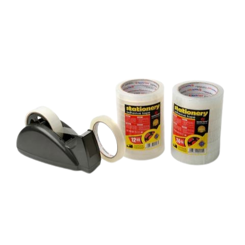 

Nachi Isolasi 12mm 24mm 72 yards / Stationery tape Selotip bening transparan