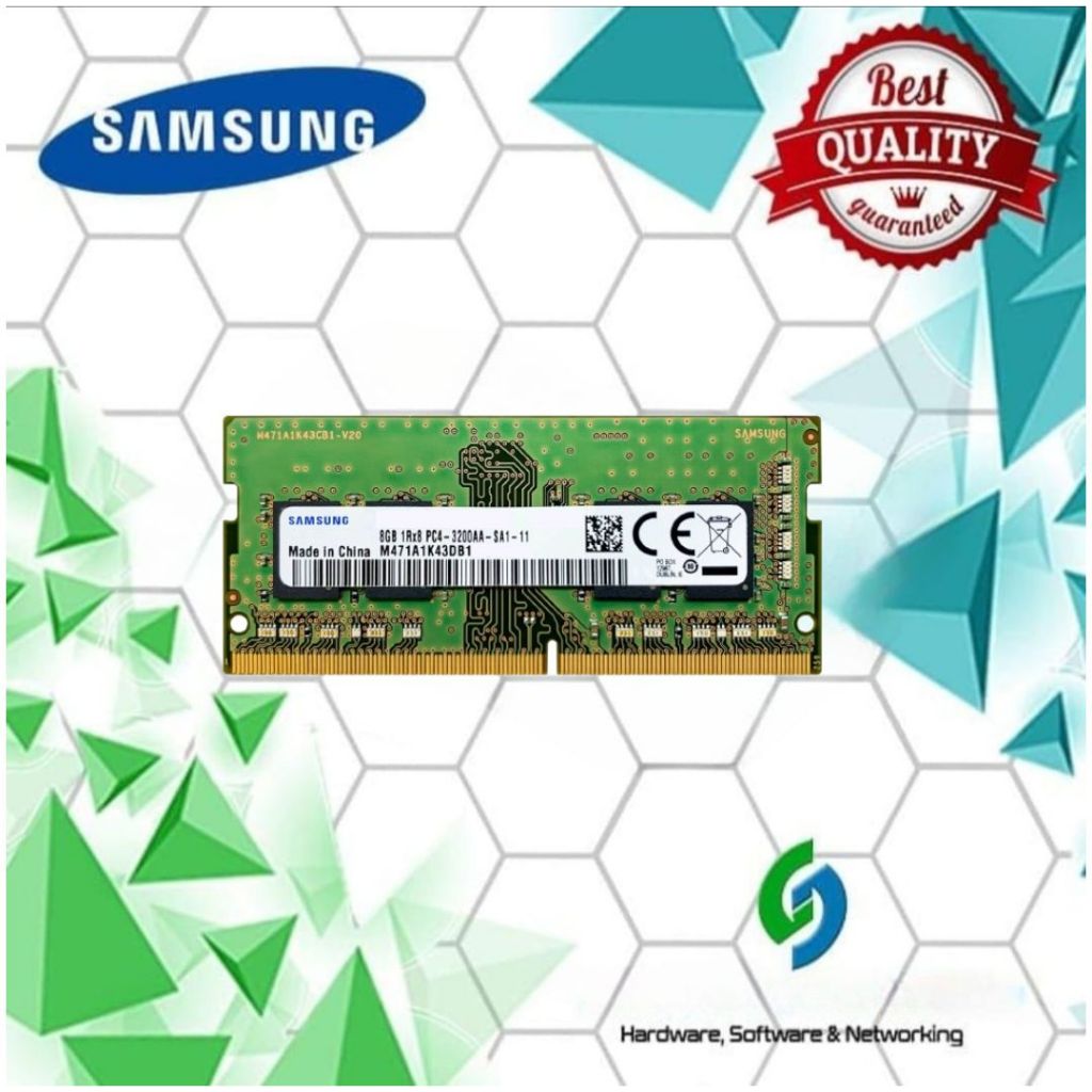 MEMORY SAMSUNG M471A1K43DB1 8GB 1RX8 PC4-3200AA (LAPTOP)