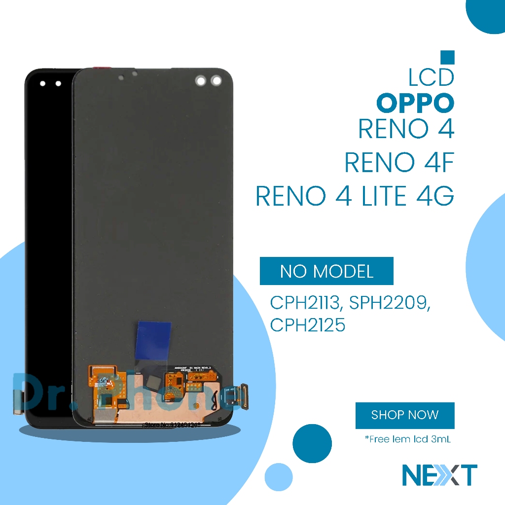 LCD Oppo Reno 4 / Reno 4F / Reno 4 Lite 4G - Fullset Touchscreen