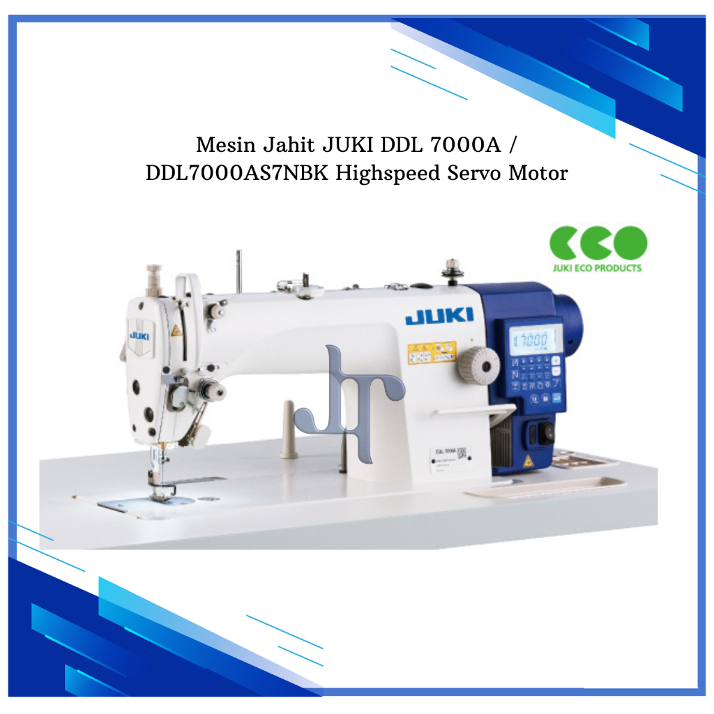 Mesin Jahit JUKI DDL 7000A / DDL7000AS7NBK Highspeed Servo Motor