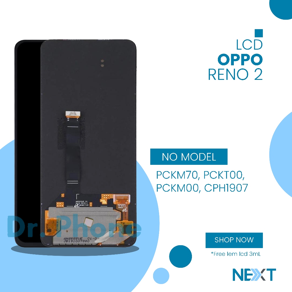 LCD Oppo Reno 2 - Fingerprint Fullset Touchscreen