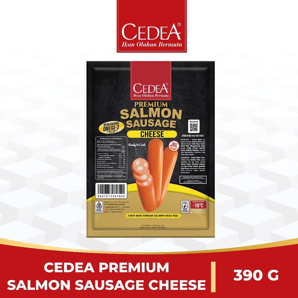 

CEDEA Premium Salmon Sausage Cheese [390g]