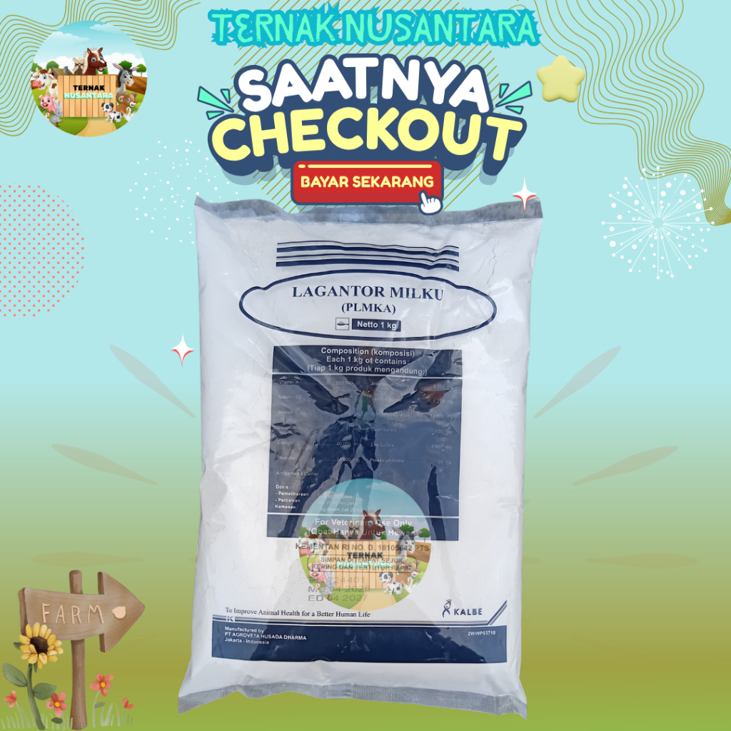 LAGANTOR MILKU MINERAL PREMIX UNTUK PENGGEMUKAN DAN SAPI PERAH