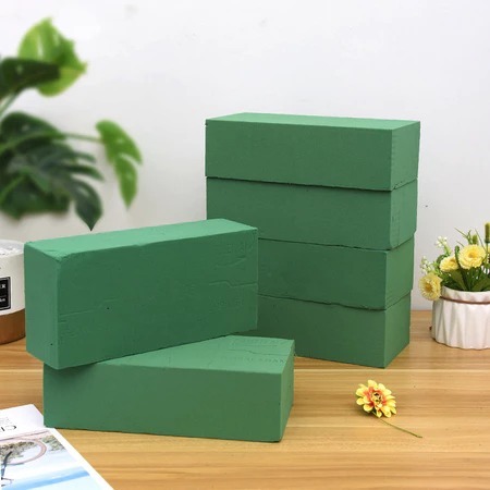 FLORAL FOAM - BUSA GABUS BUNGA / KERING OASIS OASE FLOWER HIJAU / PUTIH / ELASTIS