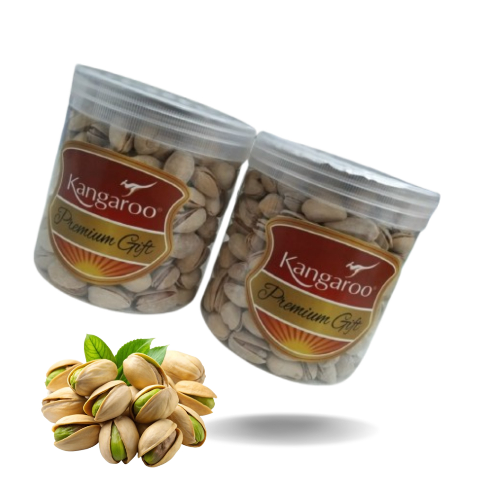 

Kangaroo Kacang Pistachios Panggang( Roasted Pistachios) 250 gr
