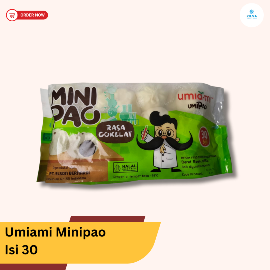 

Mini Pao Cokelat 30 Pcs 480gr UmiPao | Mini Pao Coklat