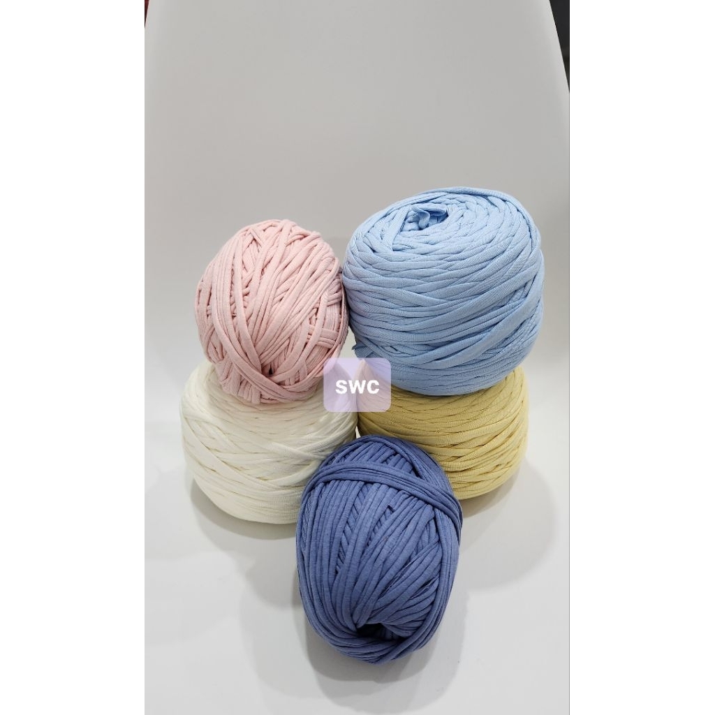 Benang rajut elastis/Tshirt yarn/benang rajut kaos/benang rajut lotus/t-shirt yarn