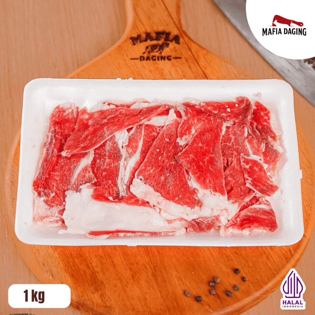 

[Mafia Daging] HARGA PROMO!!! Trimming Beef Slice 1 kg