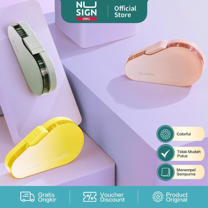 

DELI Nusign Correction Tape 5mmx12m NS162