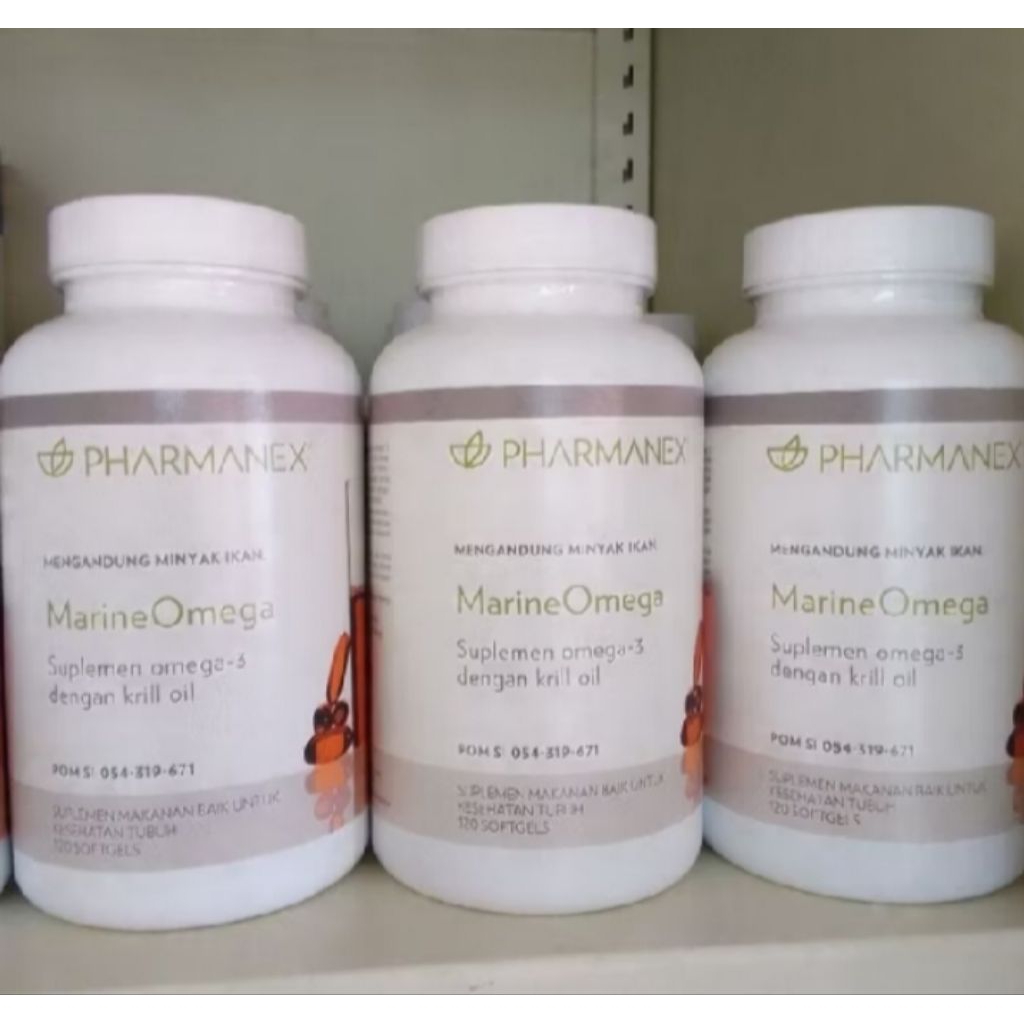 Marine Omega Minyak Ikan 120 Softgel Original