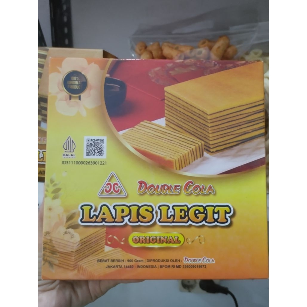 

Lapis Legit Double Cola rasa Original uk 900gr