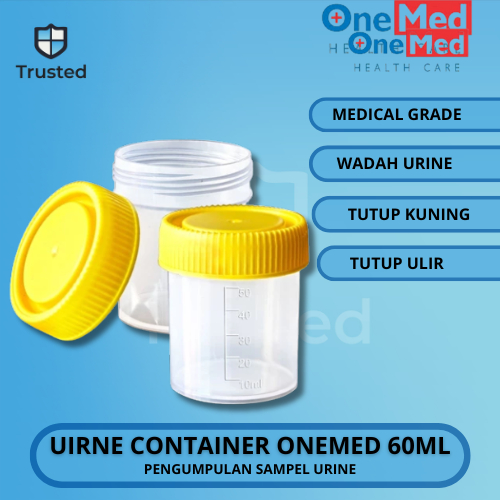 Urine Container Non Steril OneMed 60ml Penampung Urine Onemed