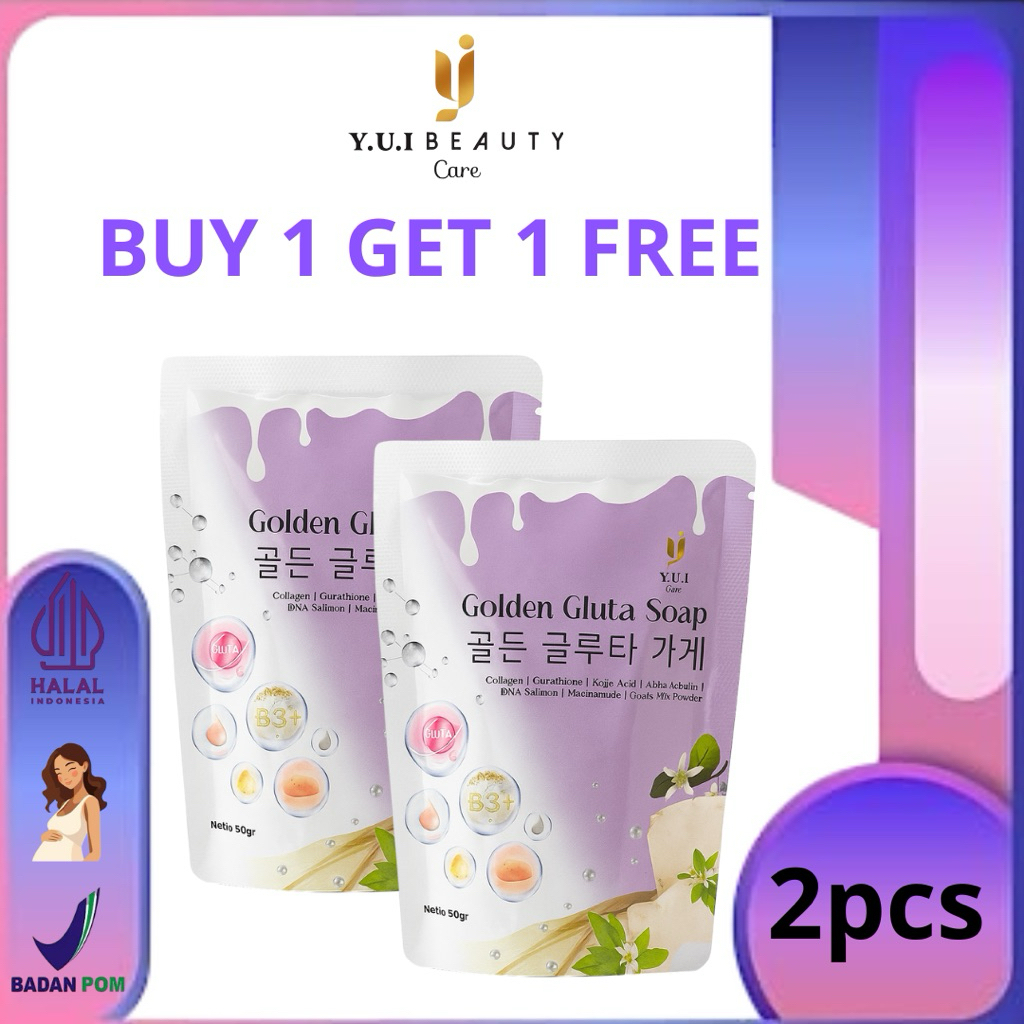 

Sabun Pemutih badan permanen Gluta soap Yui beauty melembabkan kulit badan sabun badan
