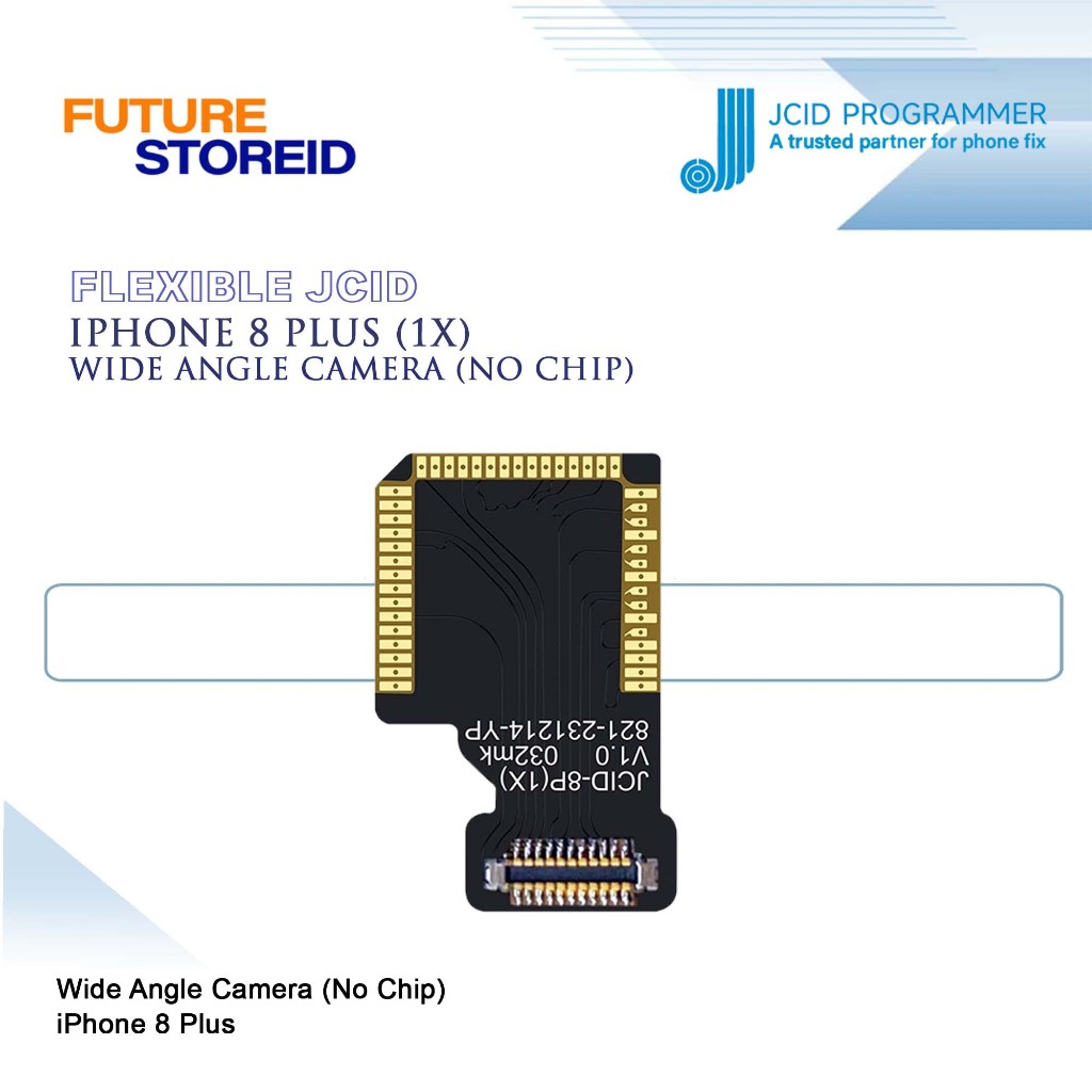 FLEXIBEL JCID 8P WIDE-ANGLE CAMERA FPC (NO CHIP) (1X) ORIGINAL - Sparepart Kamera Wide iPhone 8 Plus