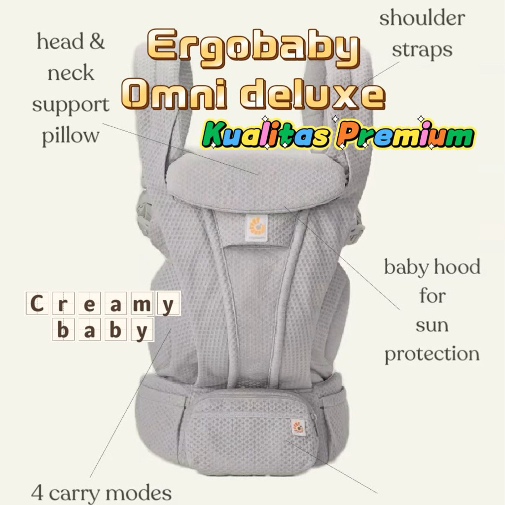 Ergobaby omni deluxe KWK premium gendongan anak gendongan ssc gendongan premium