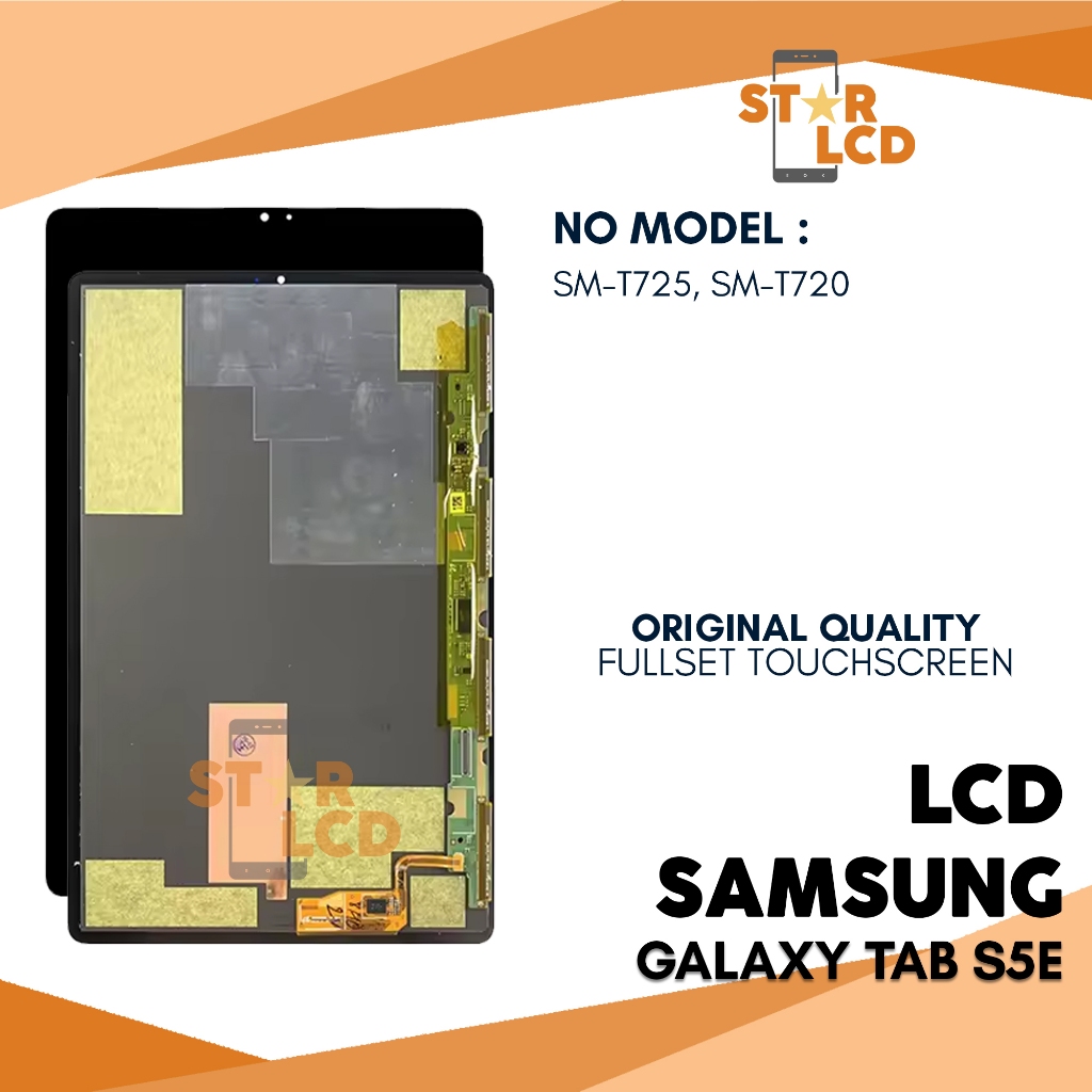 Grosir LCD Samsung Tab S5E / SM-T725 / SM-T720 - Fullset Touch Screen