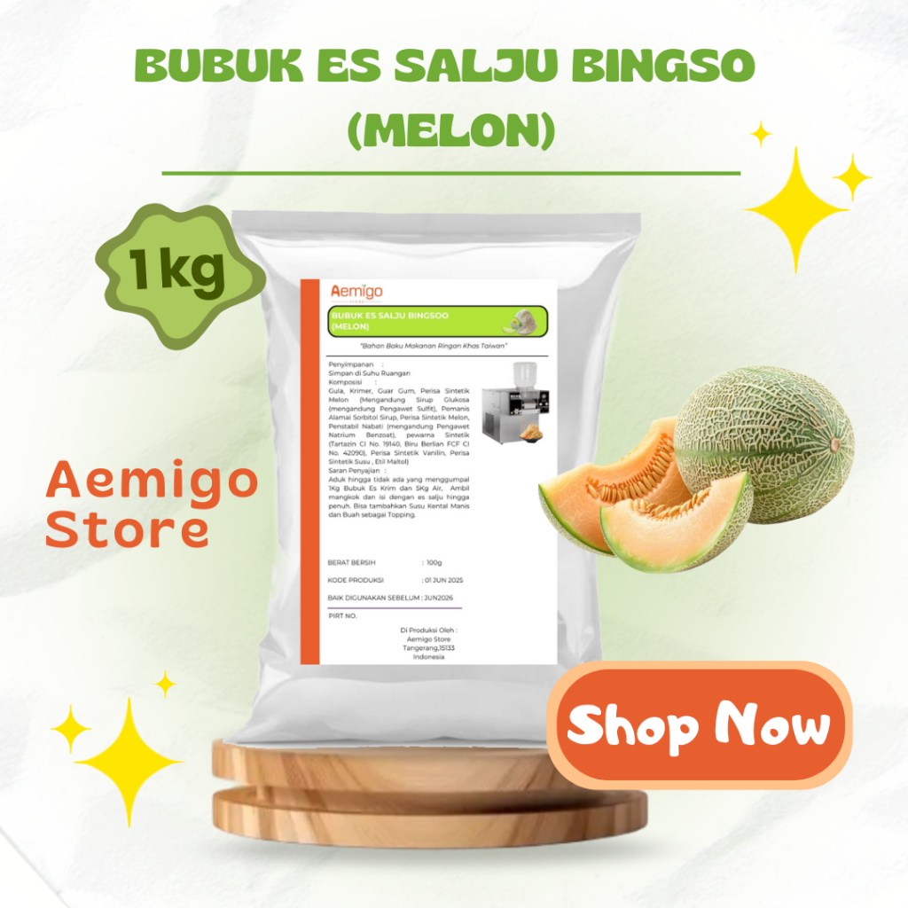 

BUBUK ES SALJU BINGSOO (MELON)