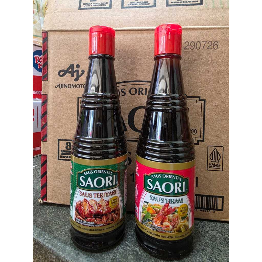 

Saori Saos Tiram 270ml / Saori Saus Teriyaki Saus Saori ukuran 275 ml