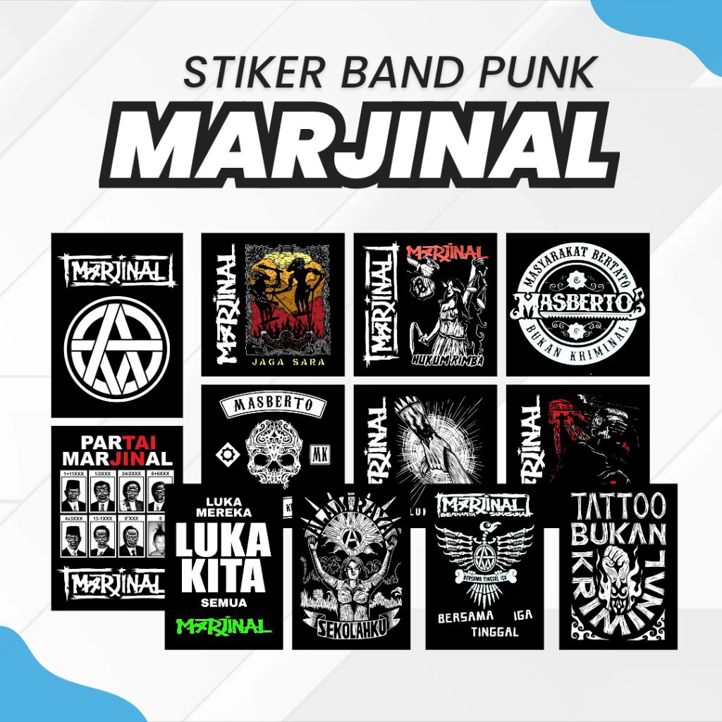 

sticker marjinal termarjinalkan taringbabi masberto