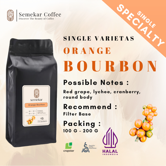

Semekar Coffee - Orange Bourbon Kopi Natural Process Roasted Beans