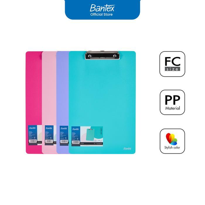 

Bantex Clip Board / Papan Jalan Bahan PP Warna Pastel #BF7504 (Pcs)
