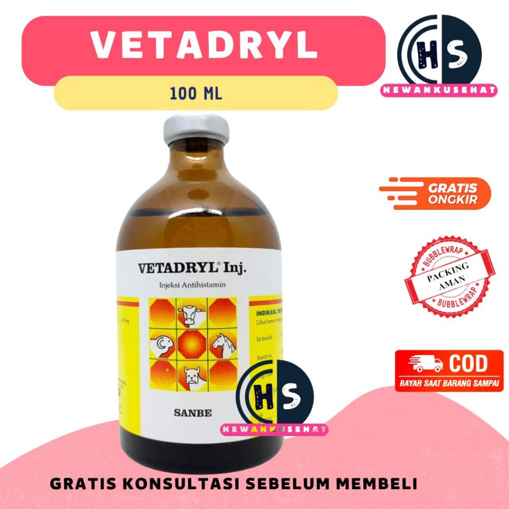 VETADRYL 100ML - SANBE