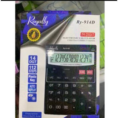 

KALKULATOR ROYALLY RY 914D 14DIGIT