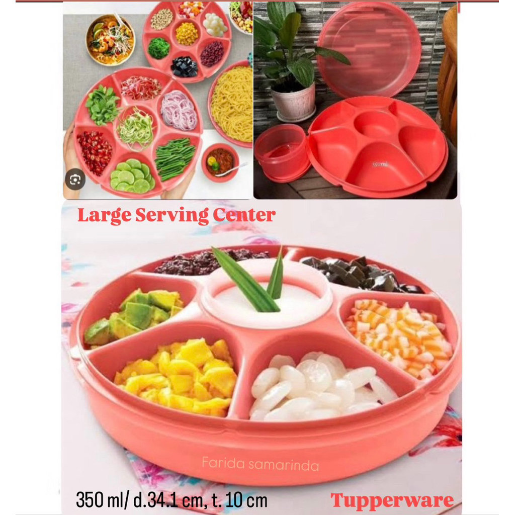 Large Serving Center Tupperware