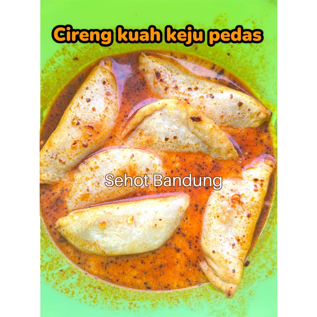 

[ Cheese Creamy ] 1 Bungkus Cireng Ayam Kuah Keju Sambal Chili Oil