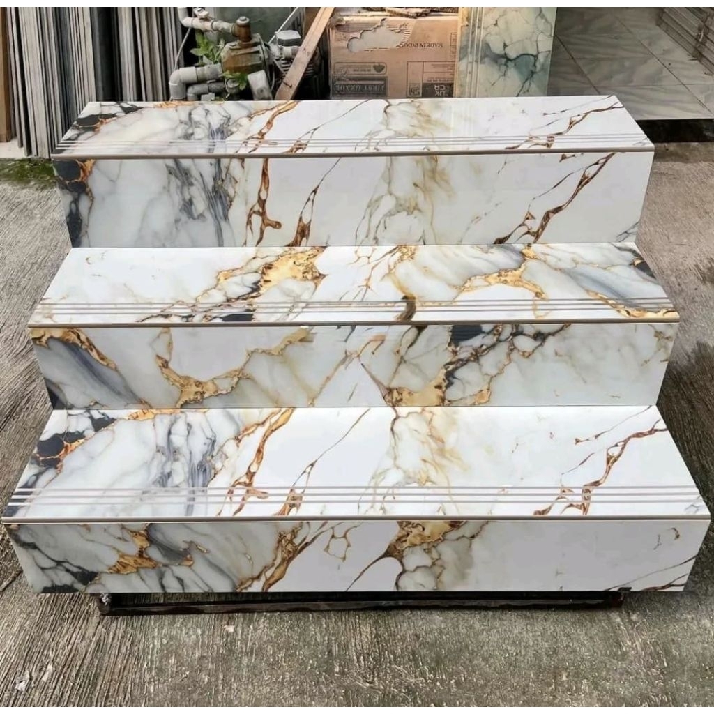 granit tangga 30×100 20×100 1set tangga motif marmer