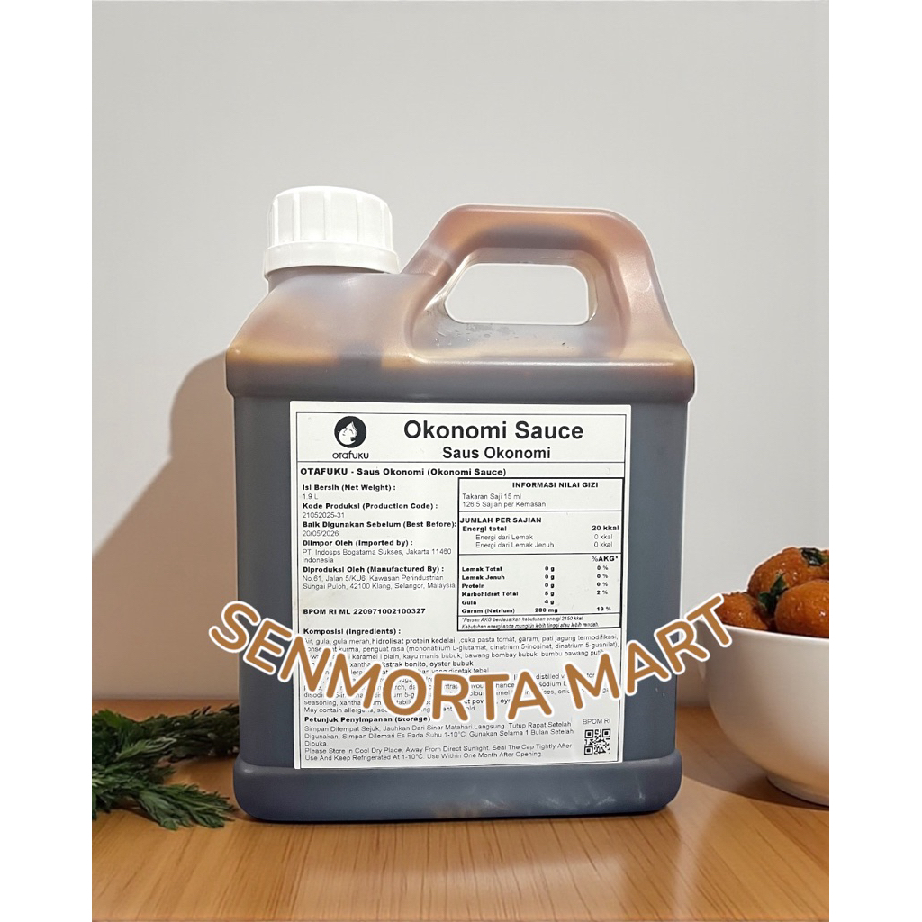 

OTAFUKU TAKOYAKI OKONOMIYAKI SAUCE IMPORT | SAUS TAKOYAKI | SAUS OKONOMIYAKI