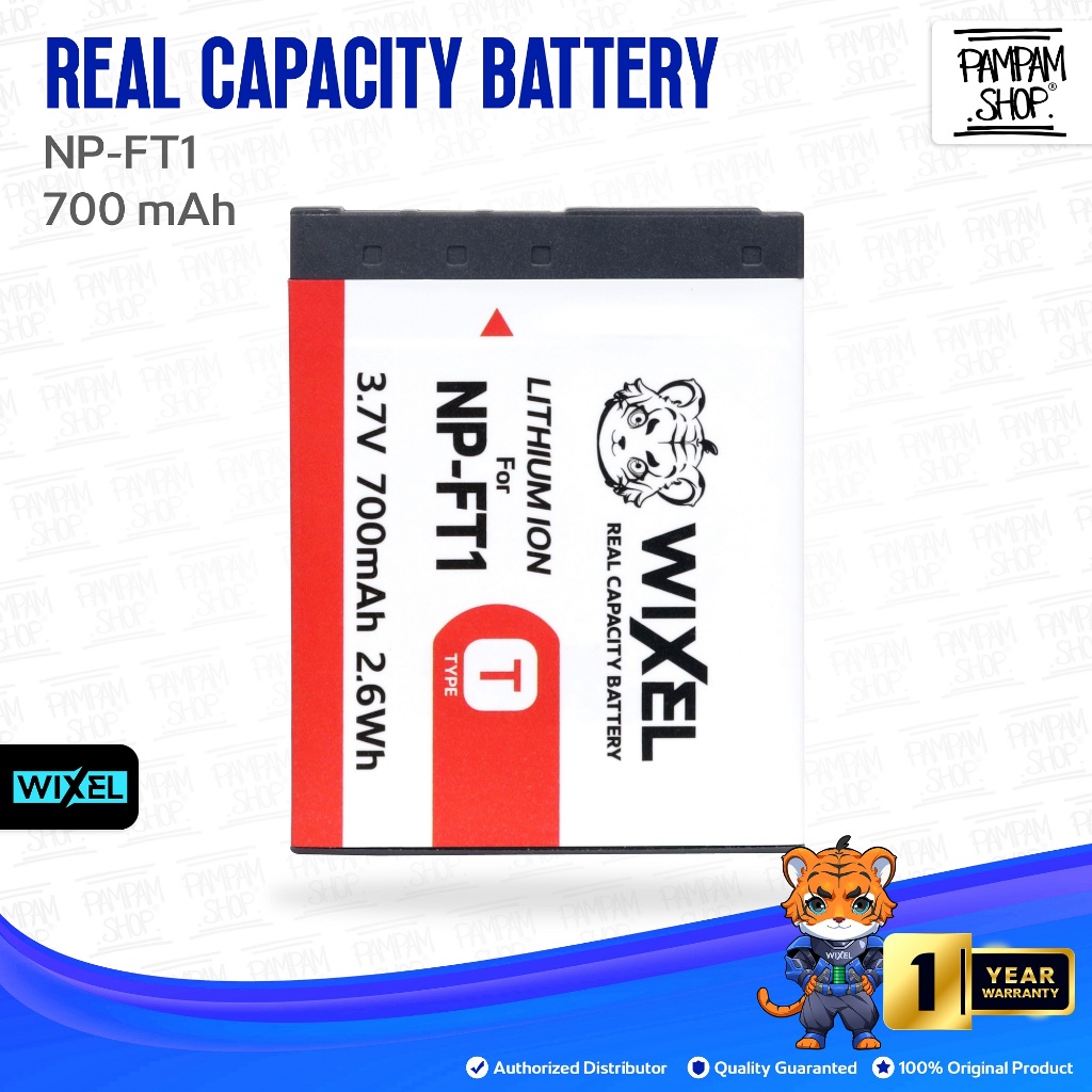 WIXEL Baterai Kamera NP-FT1 for Sony CyberShot DSC T1 T5 T9 T10 T33 L1 M1 T11 T3 T77 M2 Camera Batte