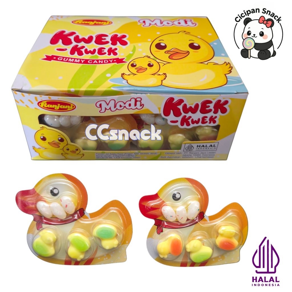 

RANJANI KWEK KWEK GUMMY BOX ISI 24