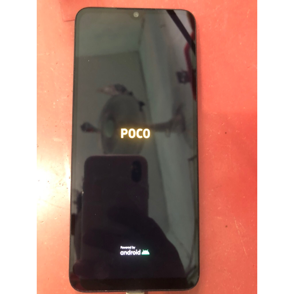 lcd poco c40 plus frame set ori copotan