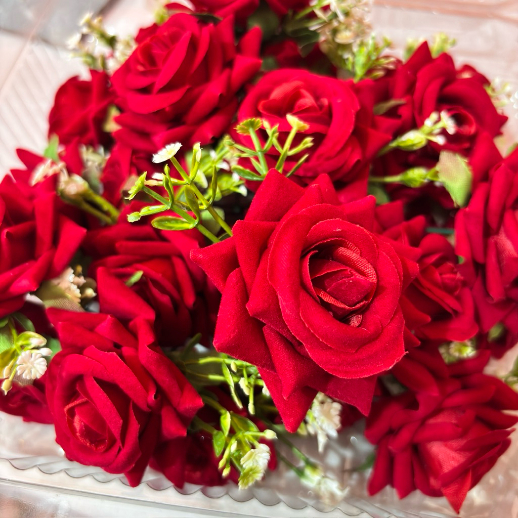 tusuk bunga mawar bludru | bunga mawar bludru | bunga mawar hairdo sanggul bali