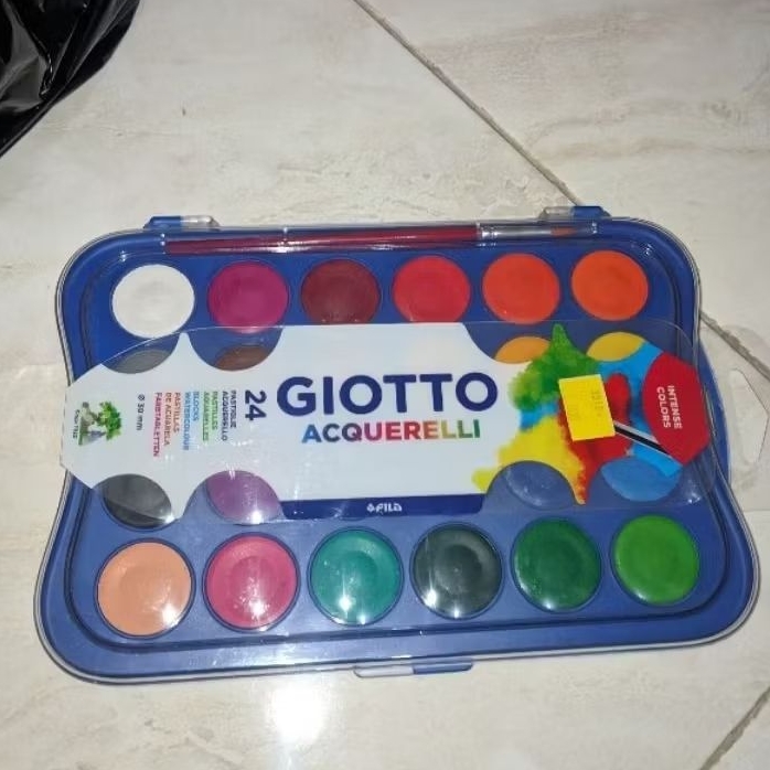 

[NEW SEGEL] Watercolor Giotto Acquerelli 24 warna