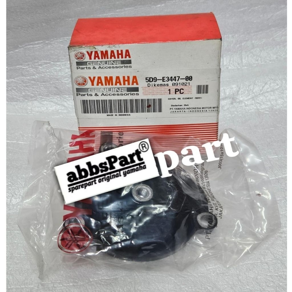 COVER TUTUP FILTER OLI VEGA ZR RR 115 ORI ASLI YAMAHA 5D9-E3447-00