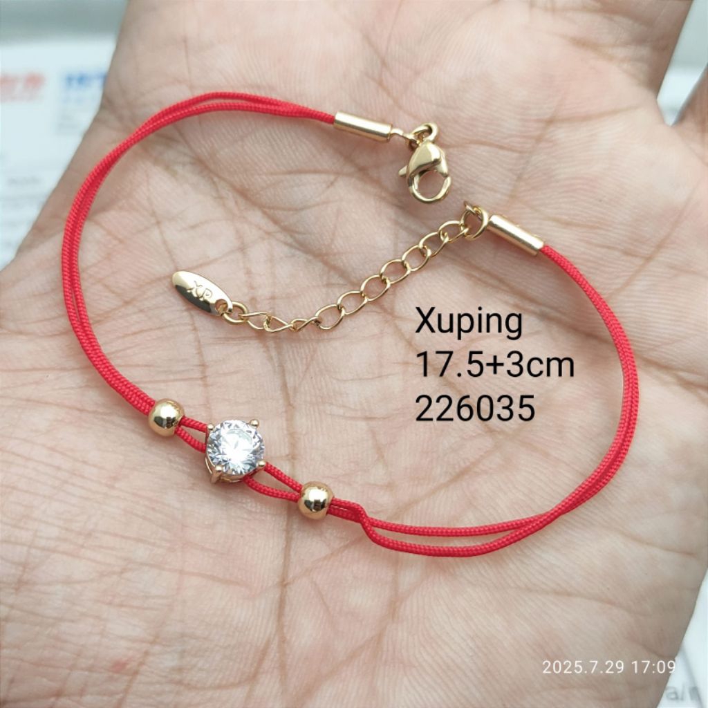 gelang tali permata satu