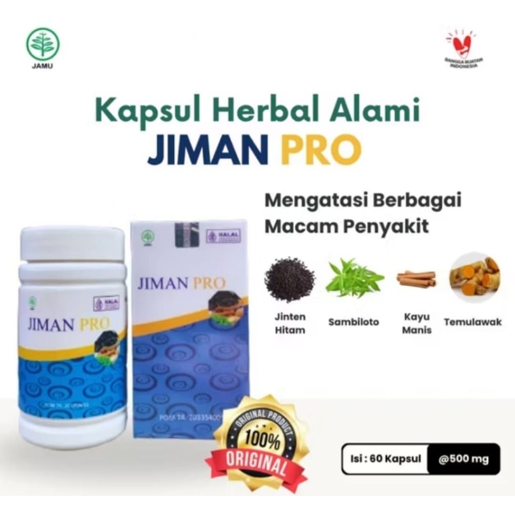 JIMAN PRO Obat Herbal Terpercaya Mengatasi Berbagai Macam Penyakit