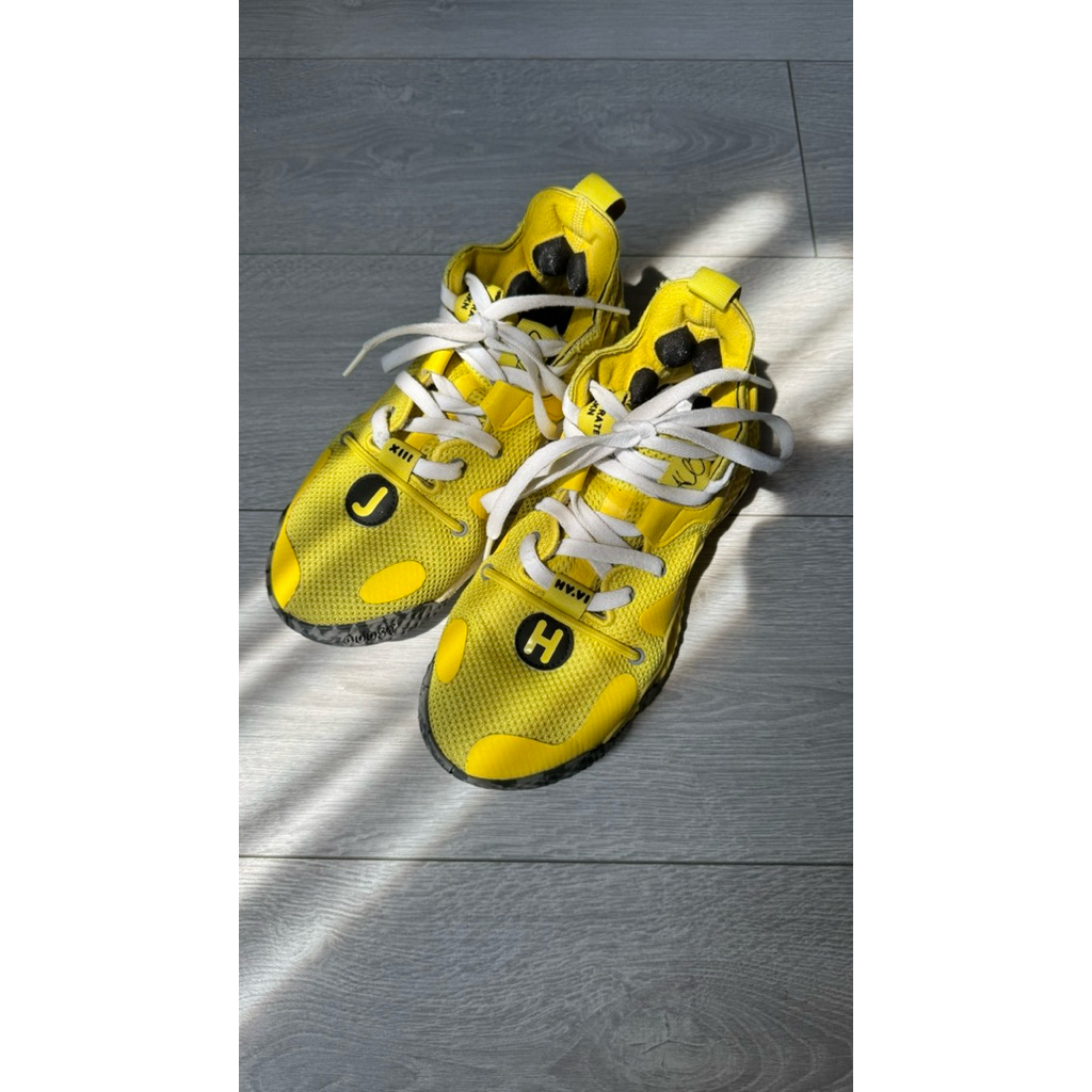 Adidas Harden Vol. 6 Taxi Kids size US 5.5 PRELOVED sepatu basket shoes