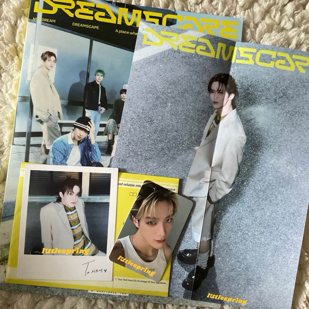 ALBUM UNSEALED DREAMSCAPE REAL CITY FULLSET (PHOTOCARD JENO KUTANG)