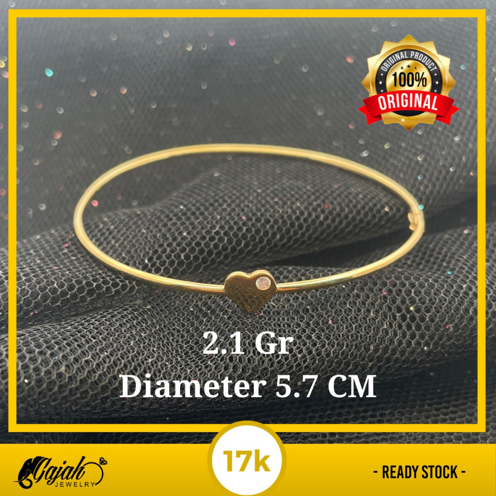 Gelang Emas 17K 2.1 Gram Toko Emas Gajah Online Salatiga 7810
