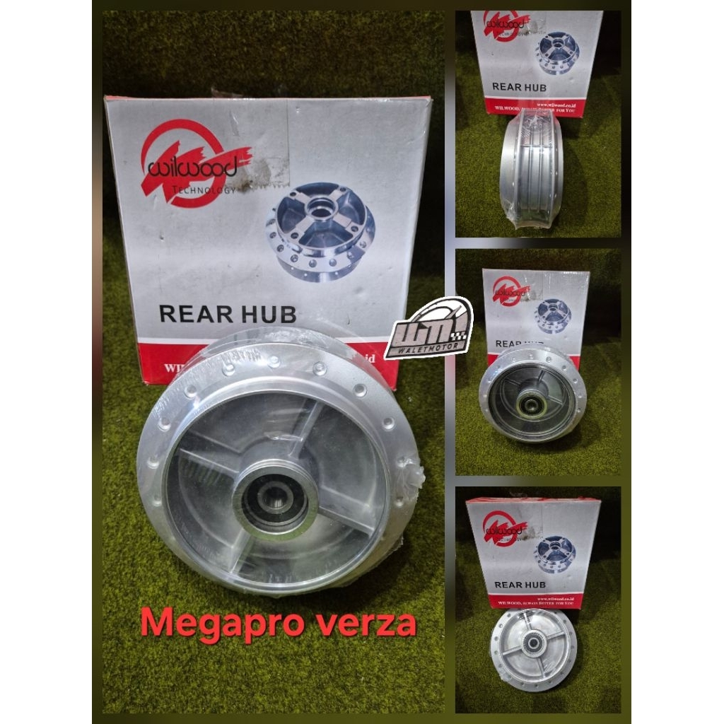 Tromol Belakang Wilwood Verza Megapro Monoshock CB150R - Tromol Wilwood Silver