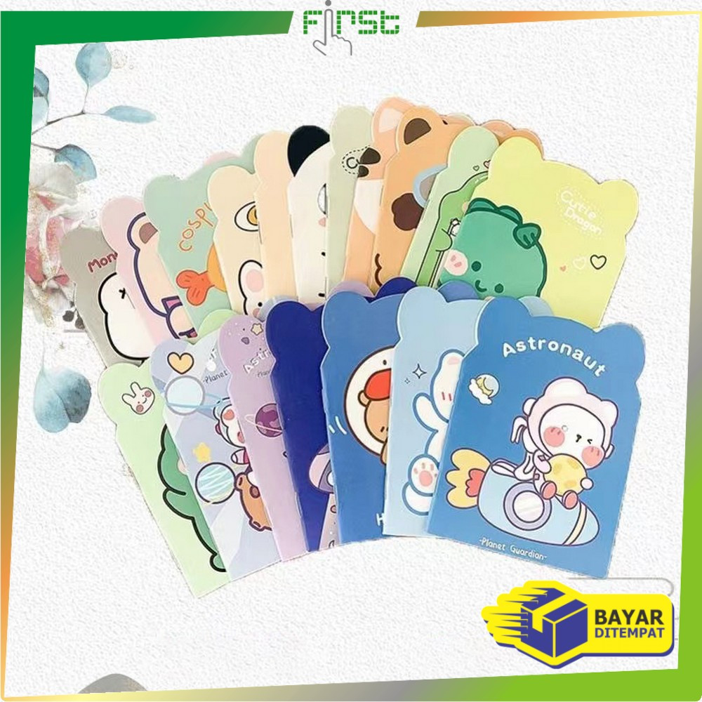 

EC FH-A40 Buku Tulis Memo Kecil Mini Motif Karakter Kartun / Note Book Buku Catatan Kartun Berkuping Cartoon Mini Book