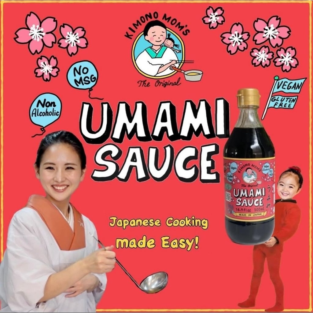 

Umami Sauce Kimono Mom 500ml kecap Jepang