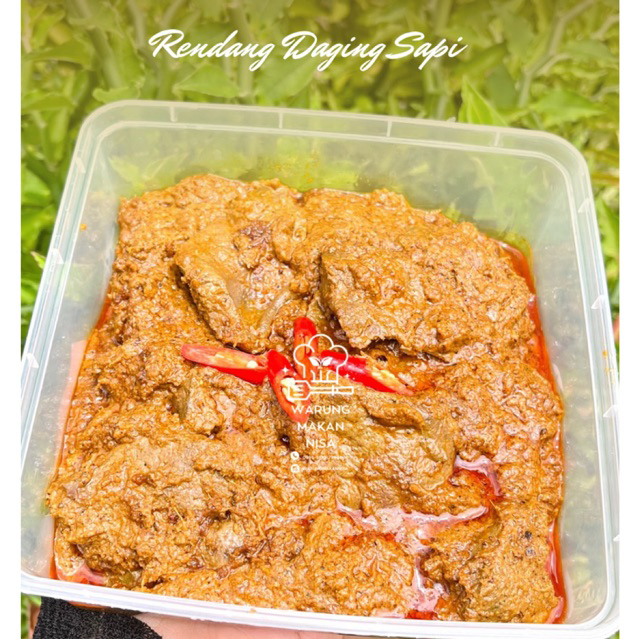 

Rendang Daging Sapi uk.250gr / 500gr /1kg Masakan rumahan fresh praktis
