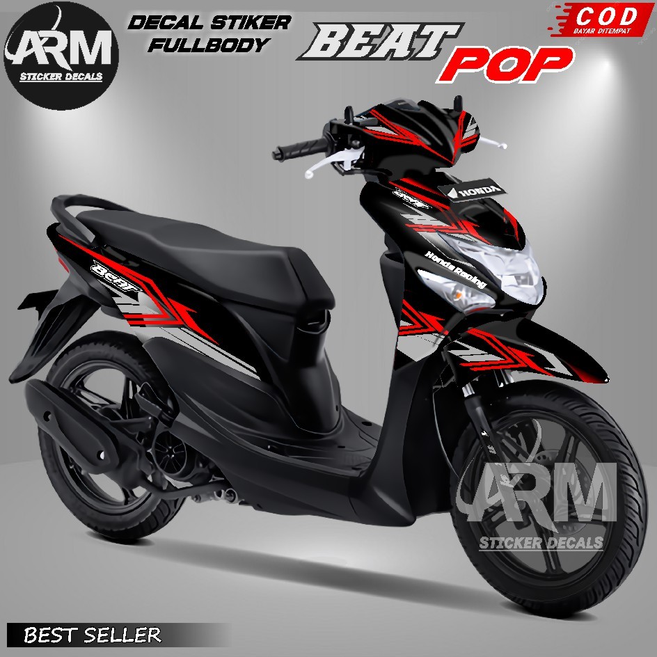 Decal Beat Pop Full Body Stiker Beat Pop Variasi Full Body Variasi Custom Racing