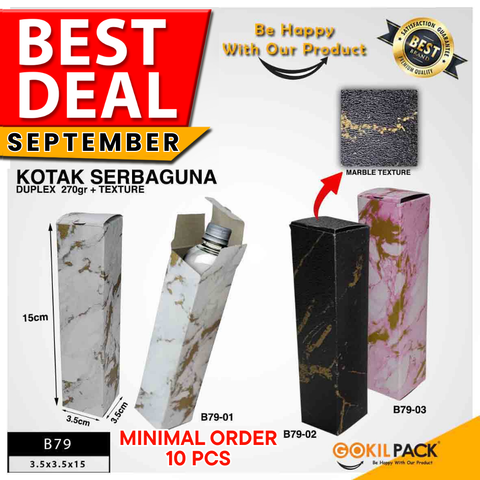 

Box Kado Kotak Packaging Parfum Dus Murah B79 - B79-01PUTIH
