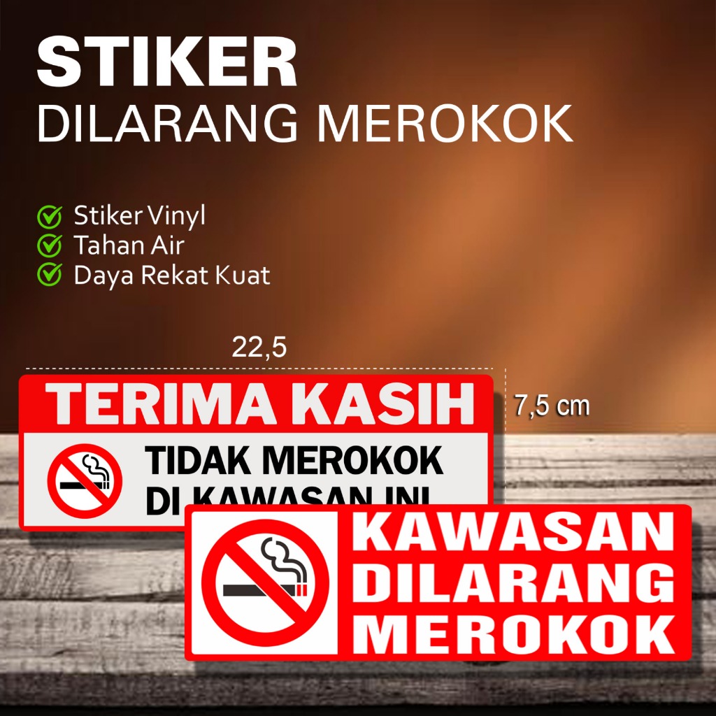 

Stiker Dilarang Merokok / Stiker No Smoking